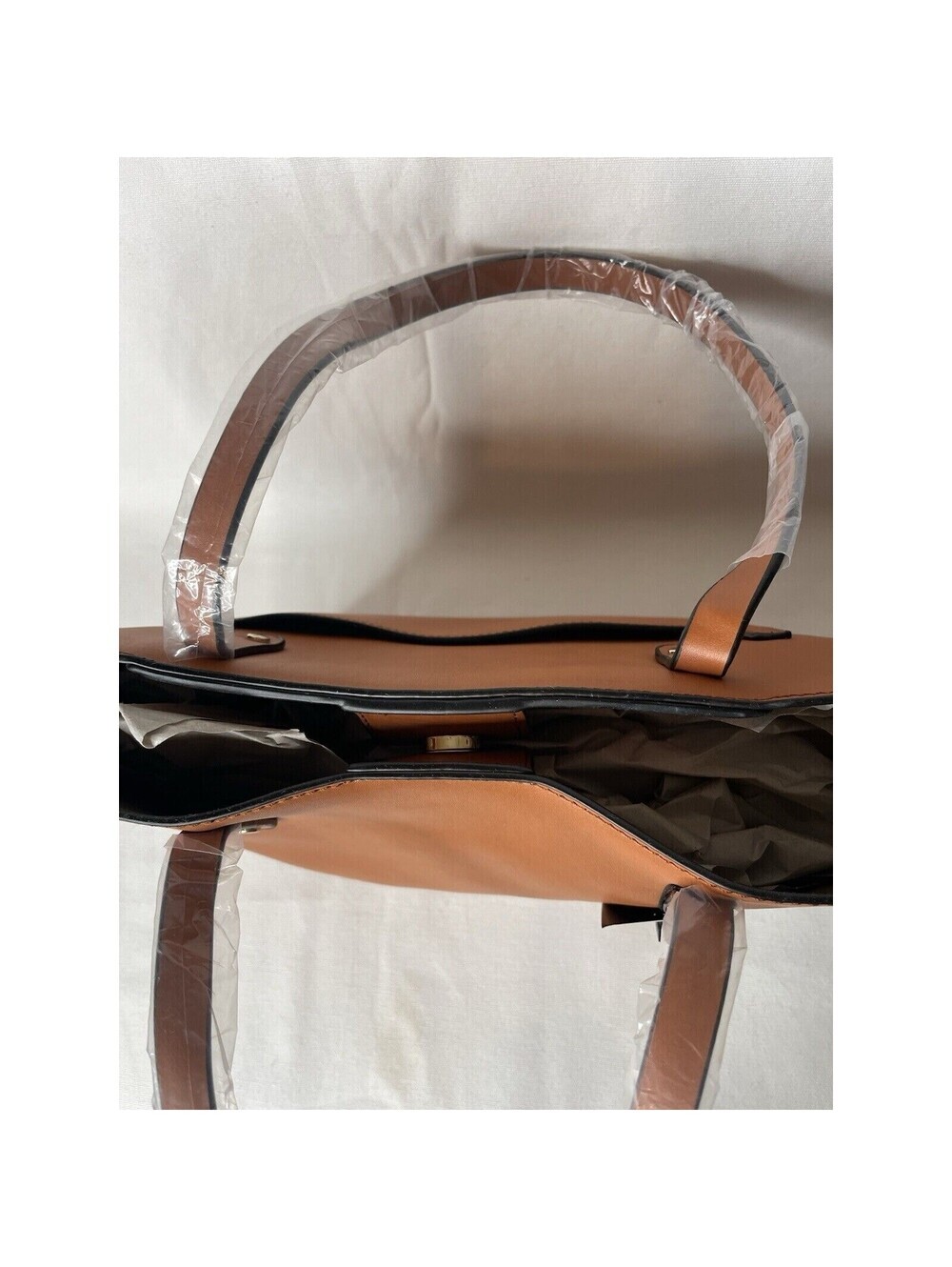 Mondani Loren Large Tote Handbag Brown NWT - Picture 6 of 8